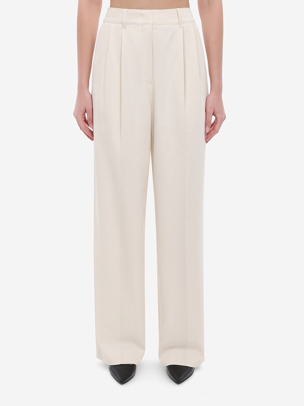 Брюки жен DUNST UDPA6A224IV IVORY - 3