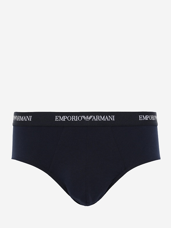 Набор (трусы 3 пары) муж Emporio Armani EM000258 AF14132 M0042 WHITE/AR.BLUE/BLACK - 3
