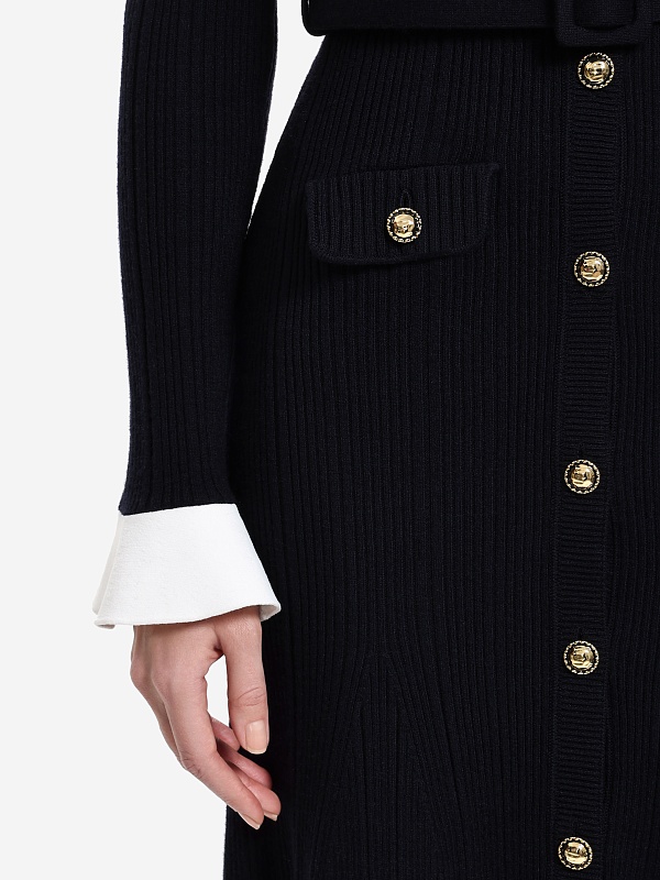 Платье жен Self-Portrait AW25-016M-N NAVY - 5