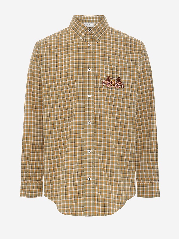 Рубашка муж Drôle de Monsieur I-SH237-CO227-KK KAKI - 5