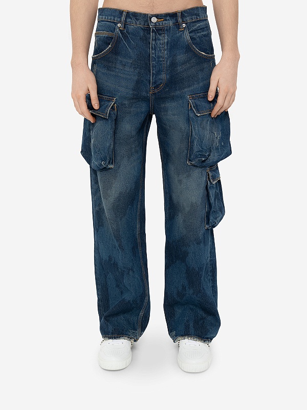 Джинсы муж PURPLE P018-TPDI424 DK INDIGO - 3