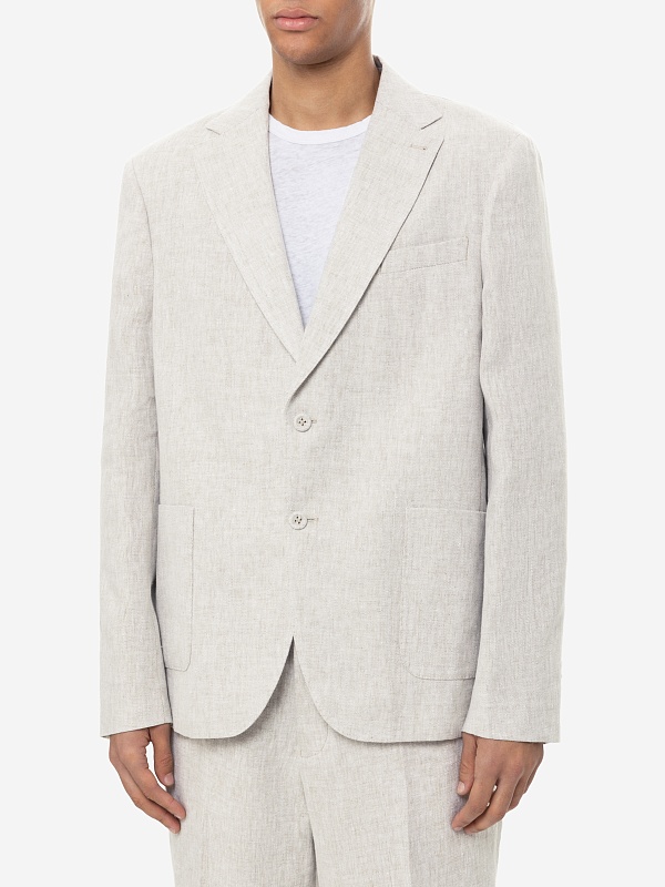 Пиджак муж Officine Generale S25MTLG411 NATURAL - 2