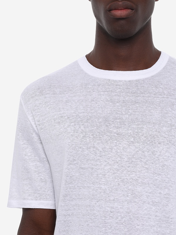 Футболка муж Officine Generale S26MTEE205 WHITE WHITE - 5