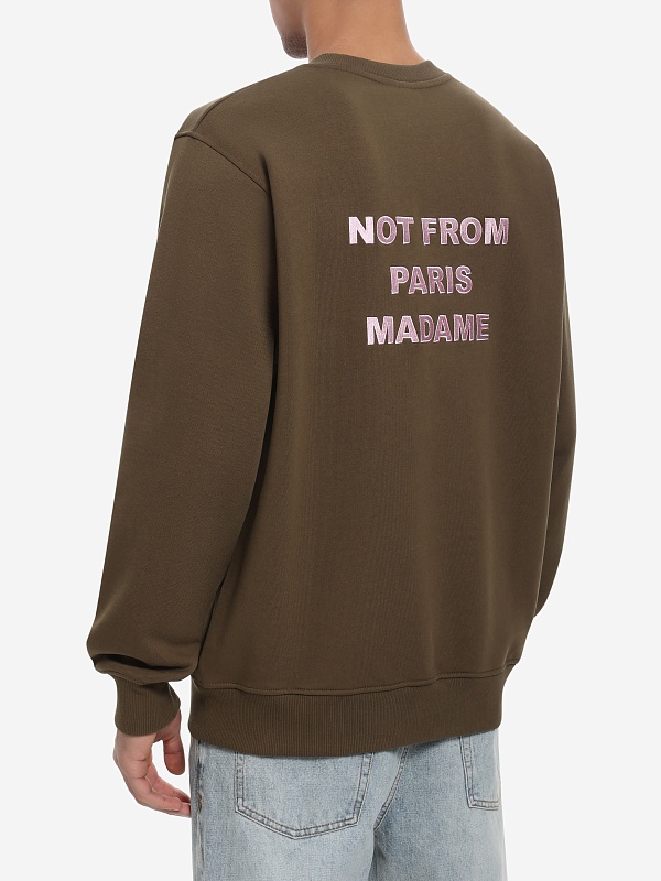 Толстовка муж Drôle de Monsieur I-SW149-CO127-KK KAKI - 3