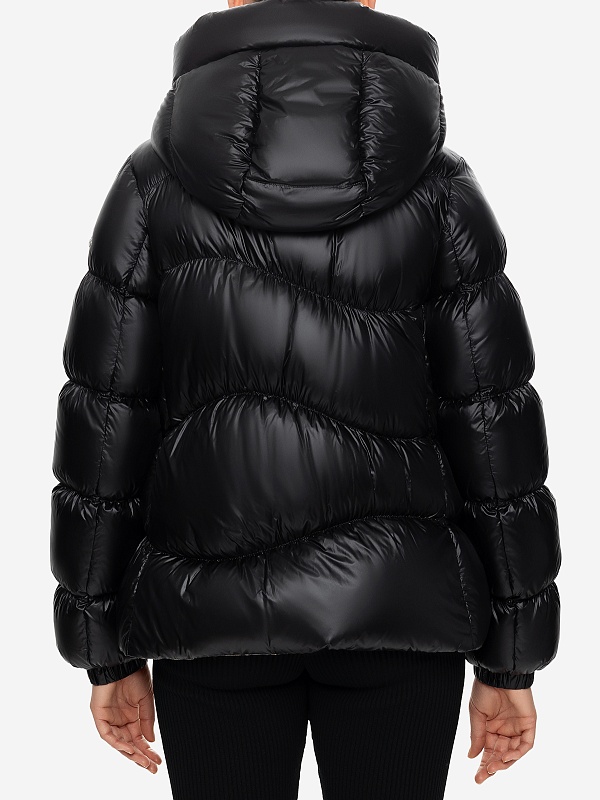 Куртка жен ADD 8AW111 C1170 - NOIR+CREAM - 3