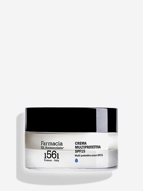Крем для лица унисекс Farmacia. SS Annunziata 1561 8032779252429 MULTI-PROTECTIVE CREAM SPF 15 50 мл - 0