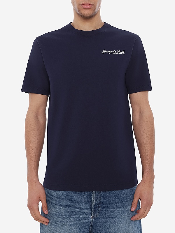 Футболка муж Sporty & Rich TO04366328BL106 Dark Navy - 3