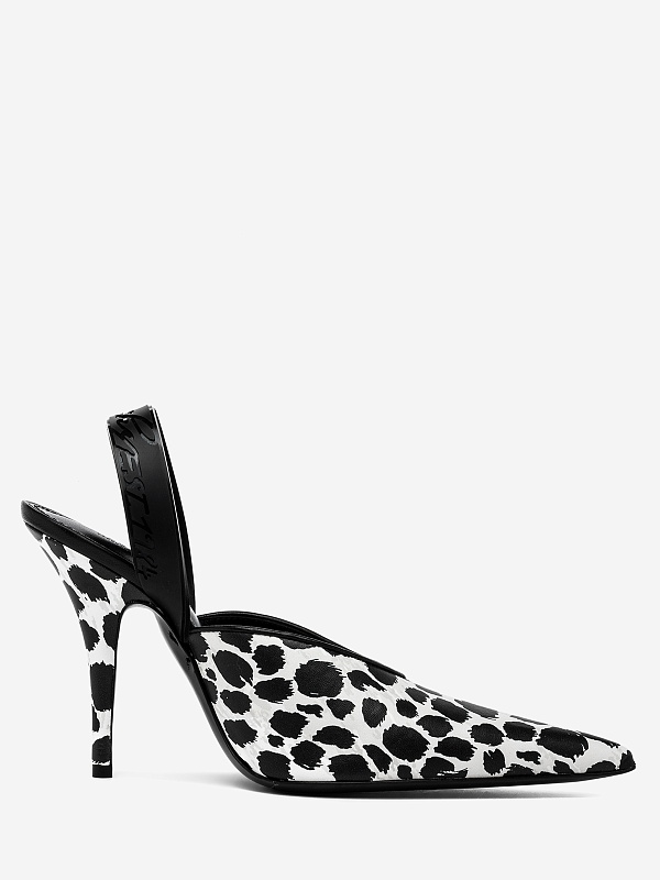 Слингбэки (каблук) жен Philosophy Di Lorenzo Serafini 3202 5784 A1002 Fantasy print White - 2