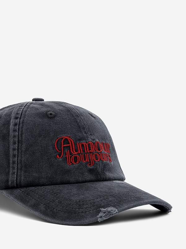 Кепка муж Carne Bollente AW25CAP0106 Off-Black - 2