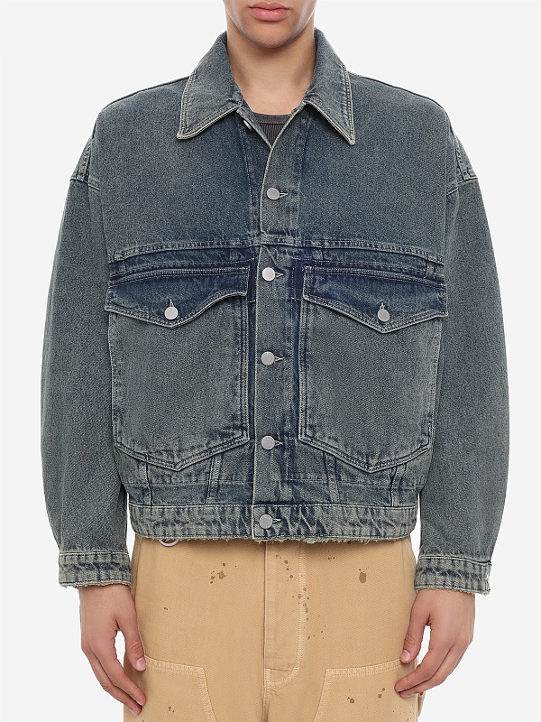 Куртка джинсовая муж Etudes Studio E26MMOUT512-03 CREAM - 4