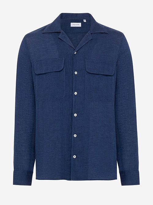 Рубашка муж TAGLIATORE ROWAN 740005 B005 387 NAVY - 0