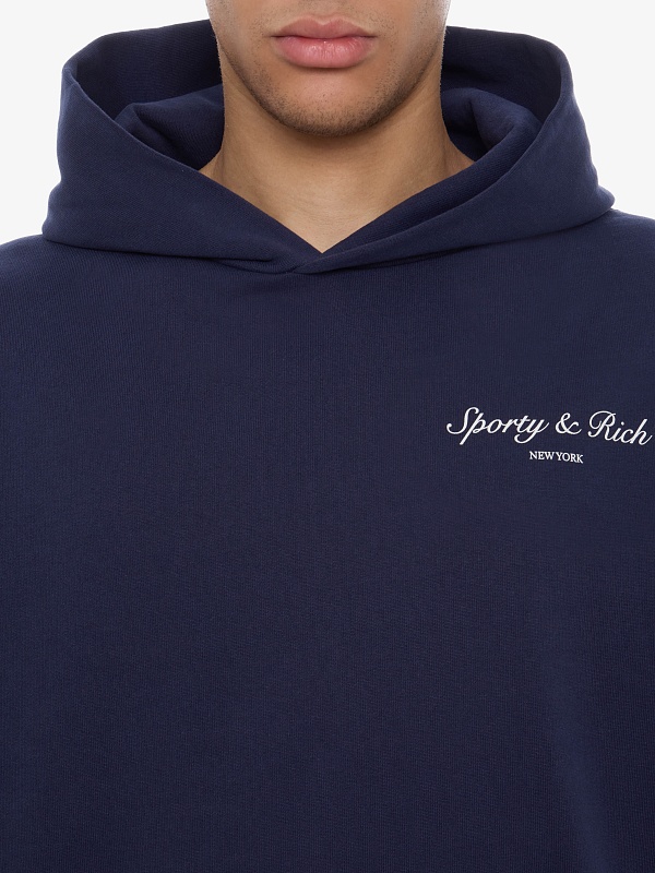 Худи муж Sporty & Rich ST09166328BL106 Dark Navy - 5