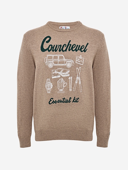 Свитер муж MC2 Saint Barth HER0001 02911I COURCHEVEL SKIT 12 EMB - 0