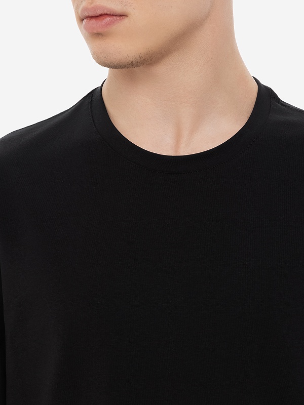 Футболка с длинным рукавом муж 7 For All Mankind JSPM2370BK BLACK - 5