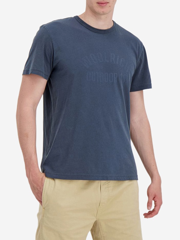 Футболка муж Woolrich CFWOTE0127MRUT3708 MELTON BLUE - 1