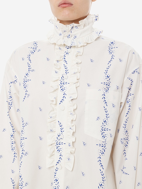 Платье жен Philosophy Di Lorenzo Serafini 0453 0737 A1002 Fantasy print White - 4