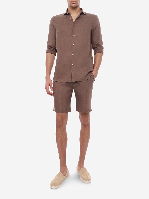 Шорты муж Fefe Napoli BERL77 BROWN - 1