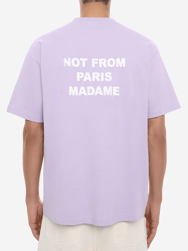 Футболка муж Drôle de Monsieur K-TS203-CO002-LAV LAVANDER - 4