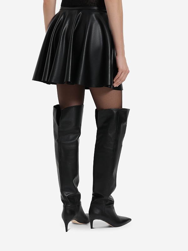 Юбка жен Norma Kamali ST325SLV015001 BLACK - 4