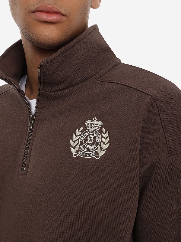 Толстовка муж Sporty & Rich ST09365234BR03 Chocolate - 5