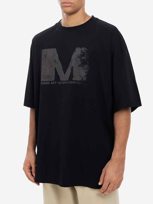 Футболка муж MM6 SH0GC0048 S24312 900 - 2