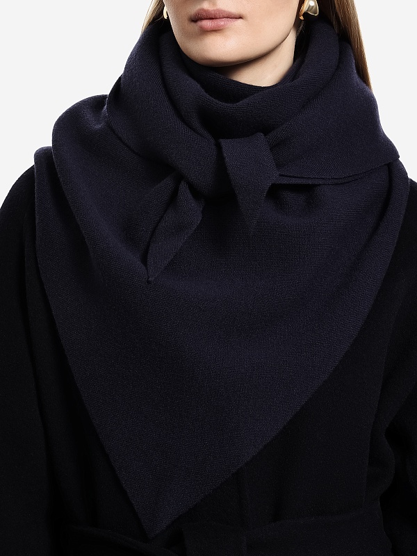 Шарф жен Officine Generale W25XACC858 DARK NAVY - 3