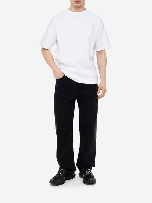 Джинсы муж Drôle de Monsieur F-BP164-CO187-BL BLACK - 2