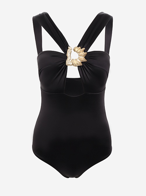 Купальник слитный жен MOEVA 24-1096 BLACK SATIN - 0