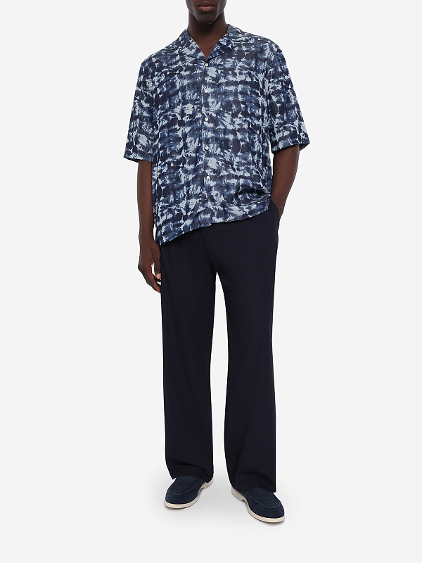 Брюки муж Officine Generale S26MTLG470 NAVY IN - 1