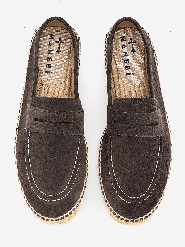 Эспадрильи муж Manebi W 1.0 L0 carbon grey - 2