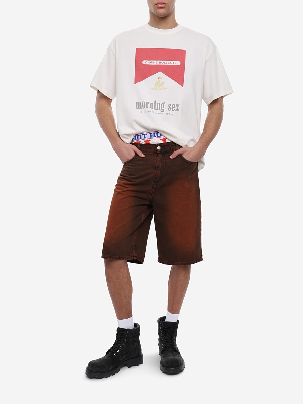 Футболка муж Carne Bollente SS26ST0102 Off-White - 1