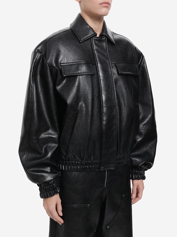 Куртка кожаная жен MSGM 3942MDH03X 257804 99 - 2