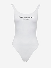 Купальник слитный жен Philosophy Di Lorenzo Serafini 4201 0720 A0001 White