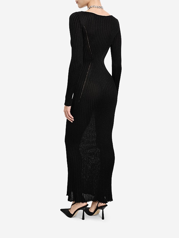 Платье жен Burka kn25-d003 Черный - 3