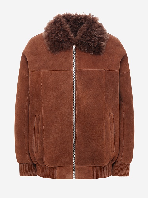 Дубленка жен Burka K-1467F-70BU Коричневый - 0