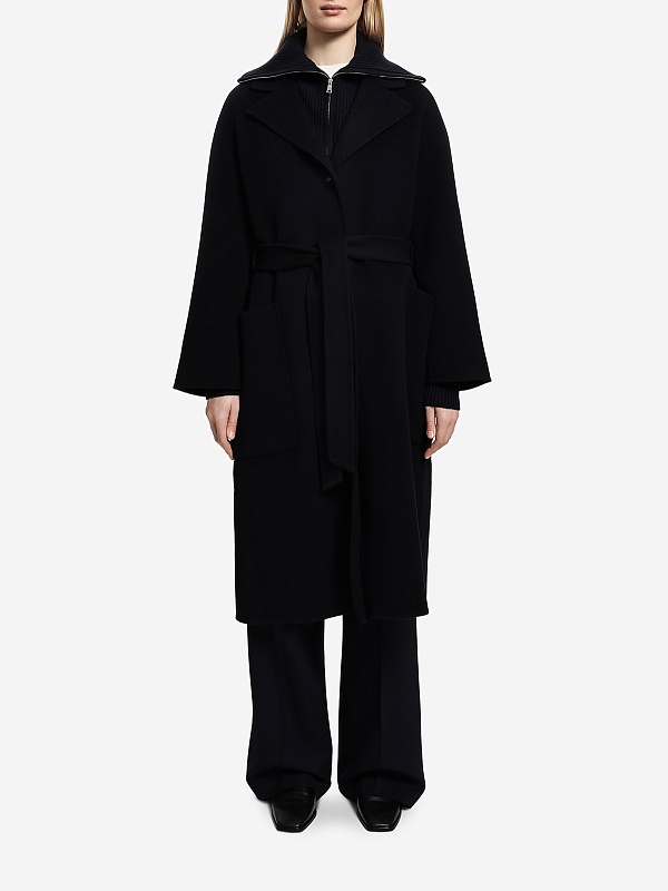 Пальто жен Officine Generale W25WCTS654 DARK NAVY - 1