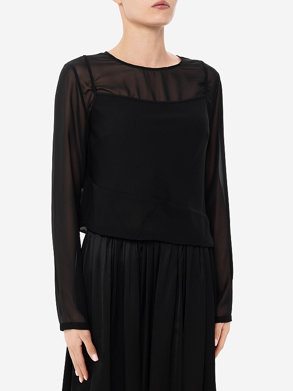 Блуза жен MM6 S52NH0020 MTN017 900 - 3