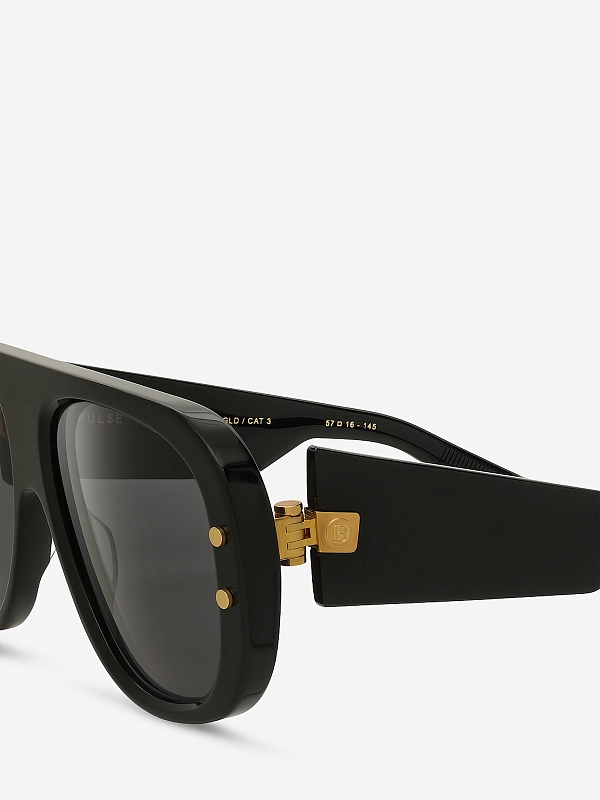 Солнцезащитные очки Balmain PULSE BPS-185A-57/BLK-GLD 57 16 145 - 3