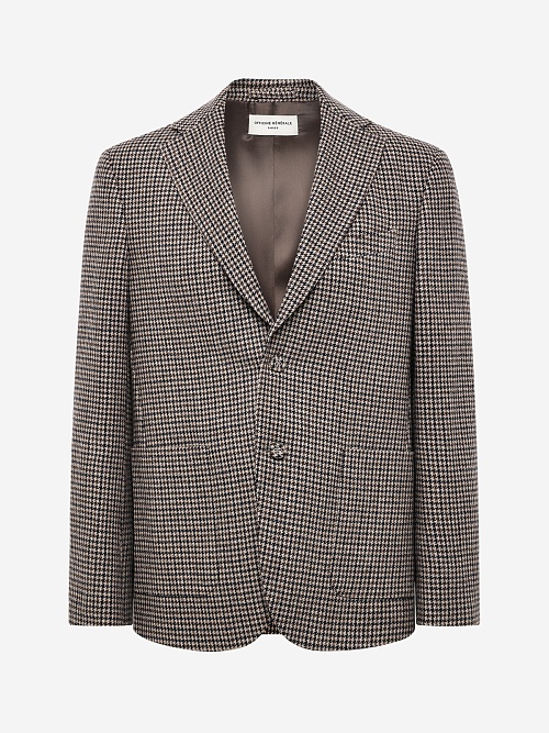 Пиджак муж Officine Generale W25MTLG401PRE ICDCOFF/BEIG/DKNAVY - 0