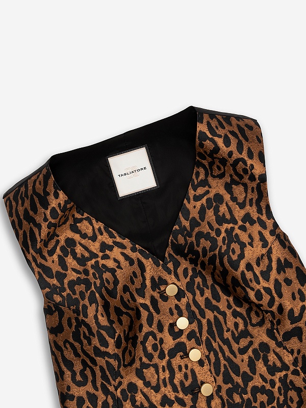 Жилет жен TAGLIATORE JERA A60006_M1186 BROWN - 2