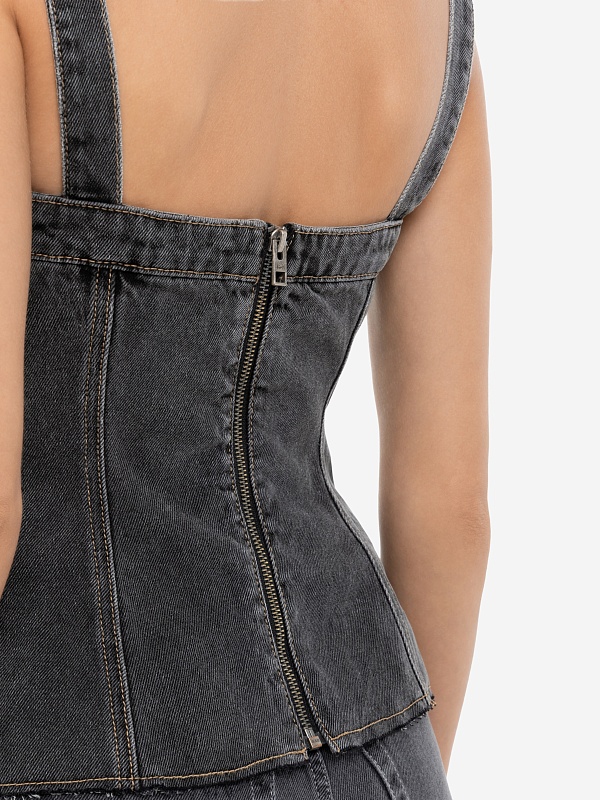 Топ жен Ksubi WSP25FT006 BLACK - 4