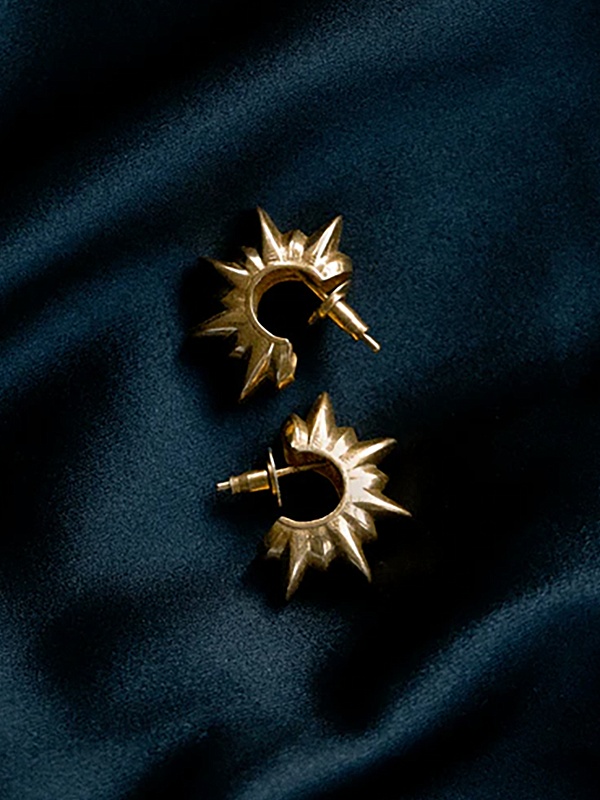 Серьги жен MISHO ICE12 Gold - 1