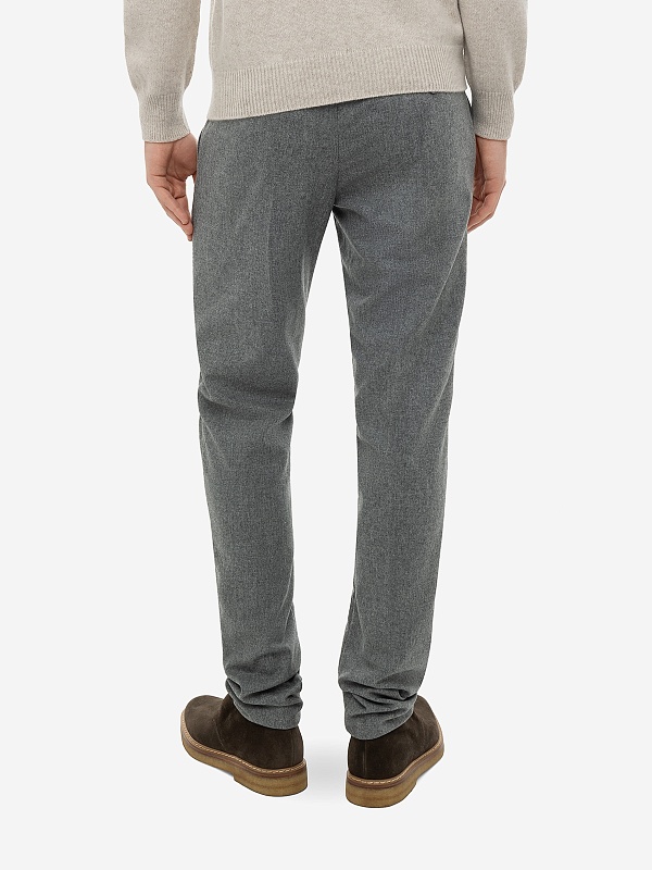 Брюки муж AGNONA AI23PT706U1Y_U1116 K33 FLANNEL - 4