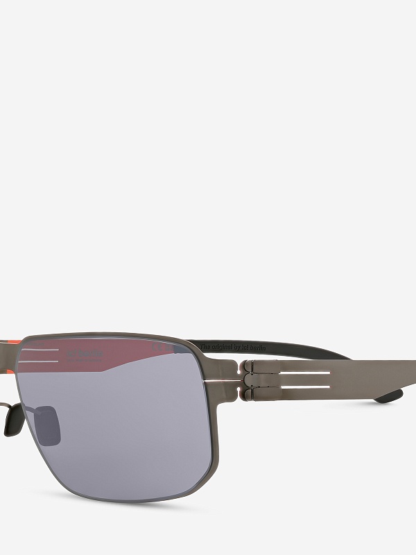 Солнцезащитные очки Ic Berlin IB I See 2024 Graphite Flame Black Black Mirrored Donnerstag 63 13 145 - 4