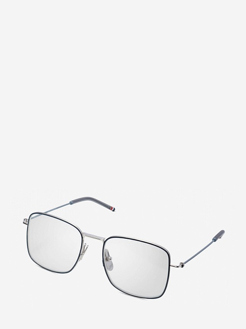 Thom Browne TBX 117-A-01 Silver-Cool Grey w/Clear - 0