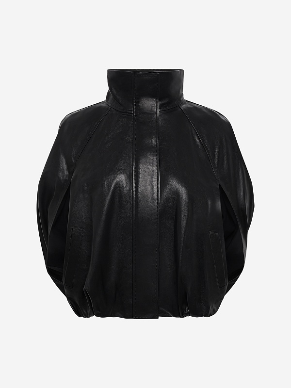 Куртка кожаная жен Simkhai 426-6070-LE BLACK - 0