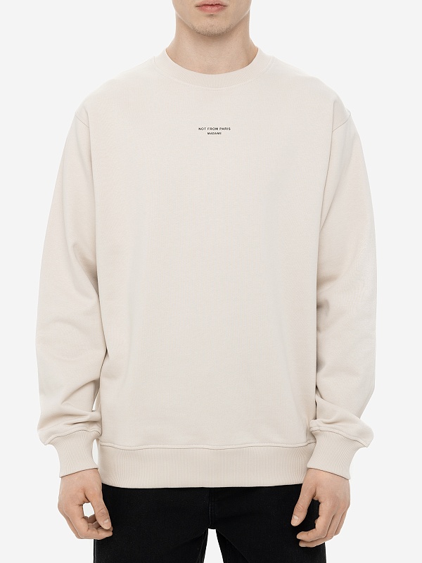 Толстовка муж Drôle de Monsieur PERM-SW148-CO127-MT MASTIC - 3