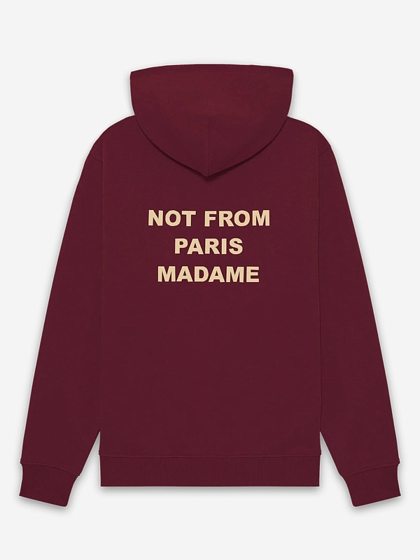 Худи муж Drôle de Monsieur I-HO162-CO127-WN WINE - 1