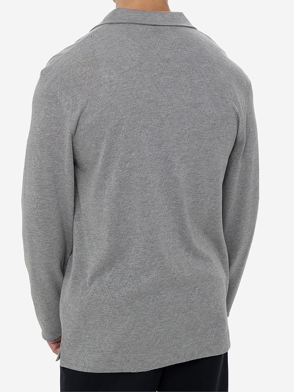 Кардиган муж Officine Generale W24MSWT250PRE HEATHER GREY - 4