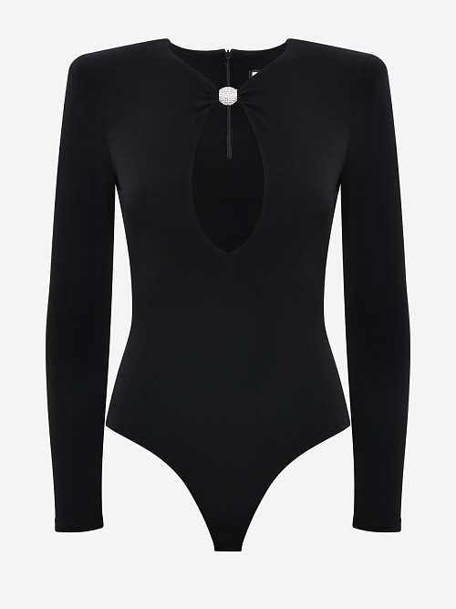 Боди жен Nissa BODYS15925 black - 0